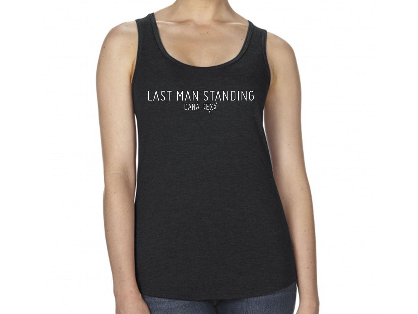 'Last Man Standing' Tank Top (Racer Back)